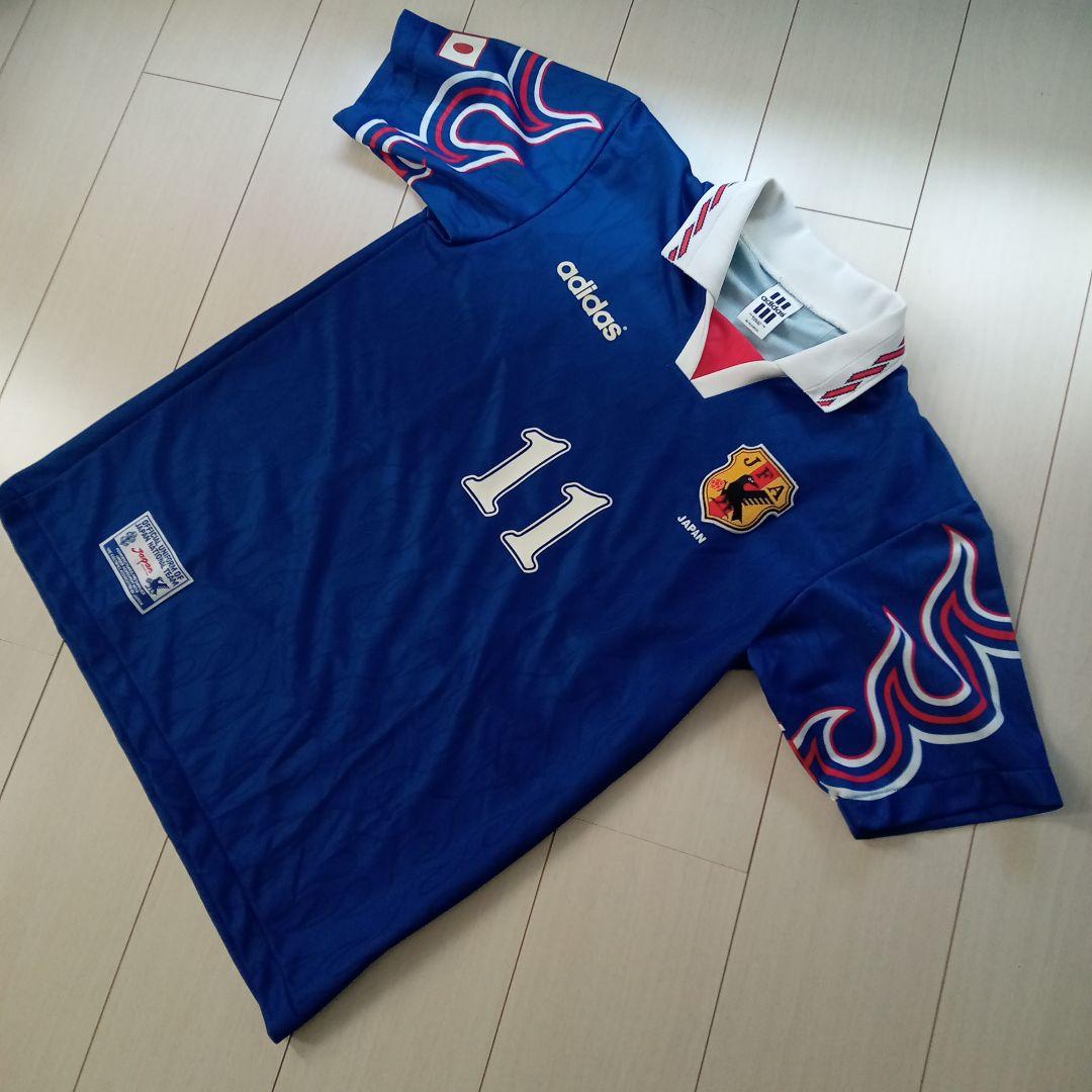 (10月限定割引)超貴重！《adidas》日本代表1998★三浦知良選手仕様★