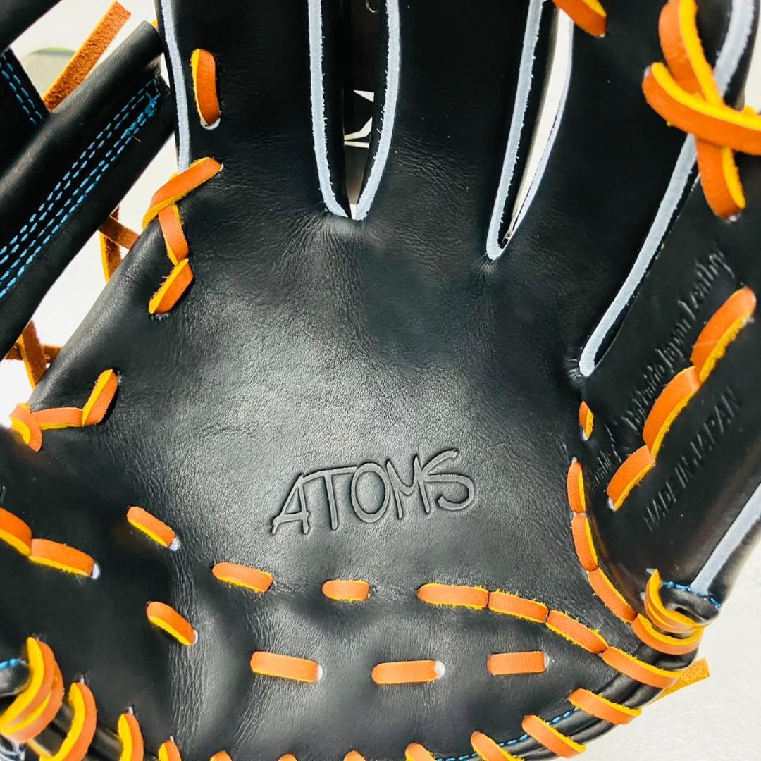 アトムズ　AGL-NE501　硬式　内野手用　日本製　ERMリスト　高校野球対応