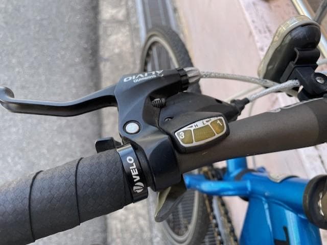 DIAMOND シフター・ブレーキレバー 青