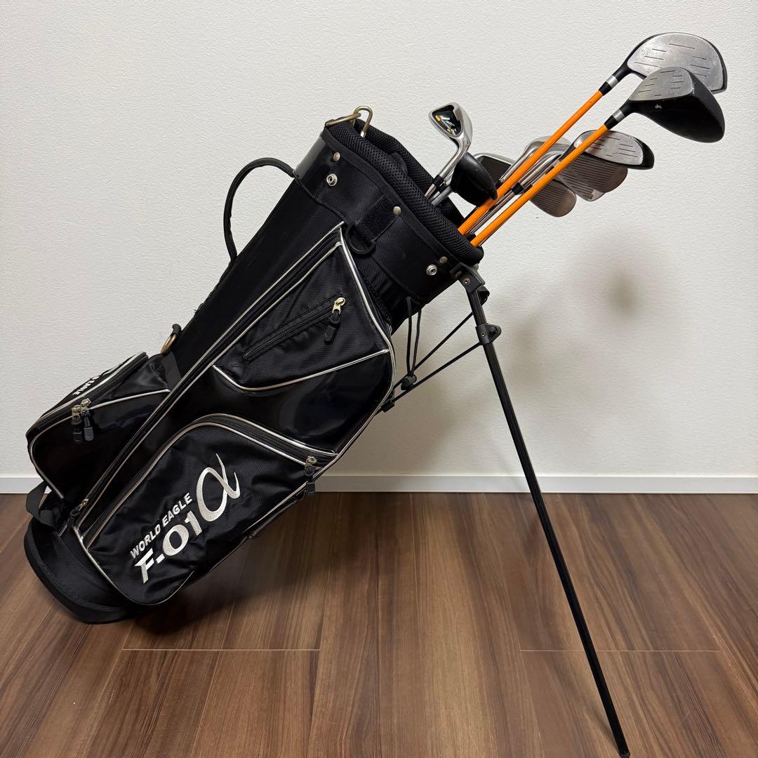 ワールドイーグル WE-5Z メンズゴルフセット 初心者 キャディバッグ付き
