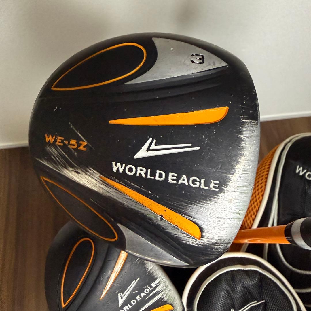 ワールドイーグル WE-5Z メンズゴルフセット 初心者 キャディバッグ付き