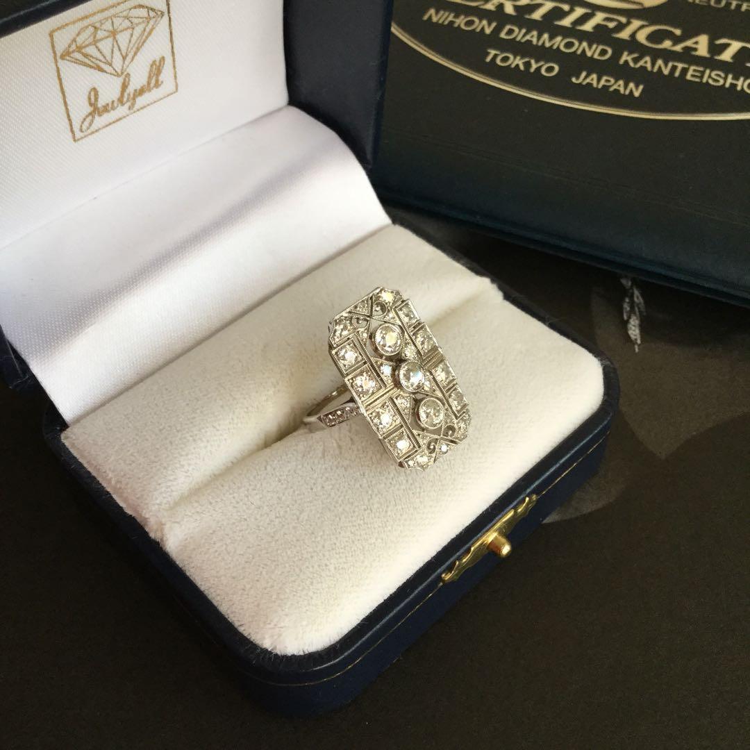 ☆アンティーク/ダイヤモンドリング