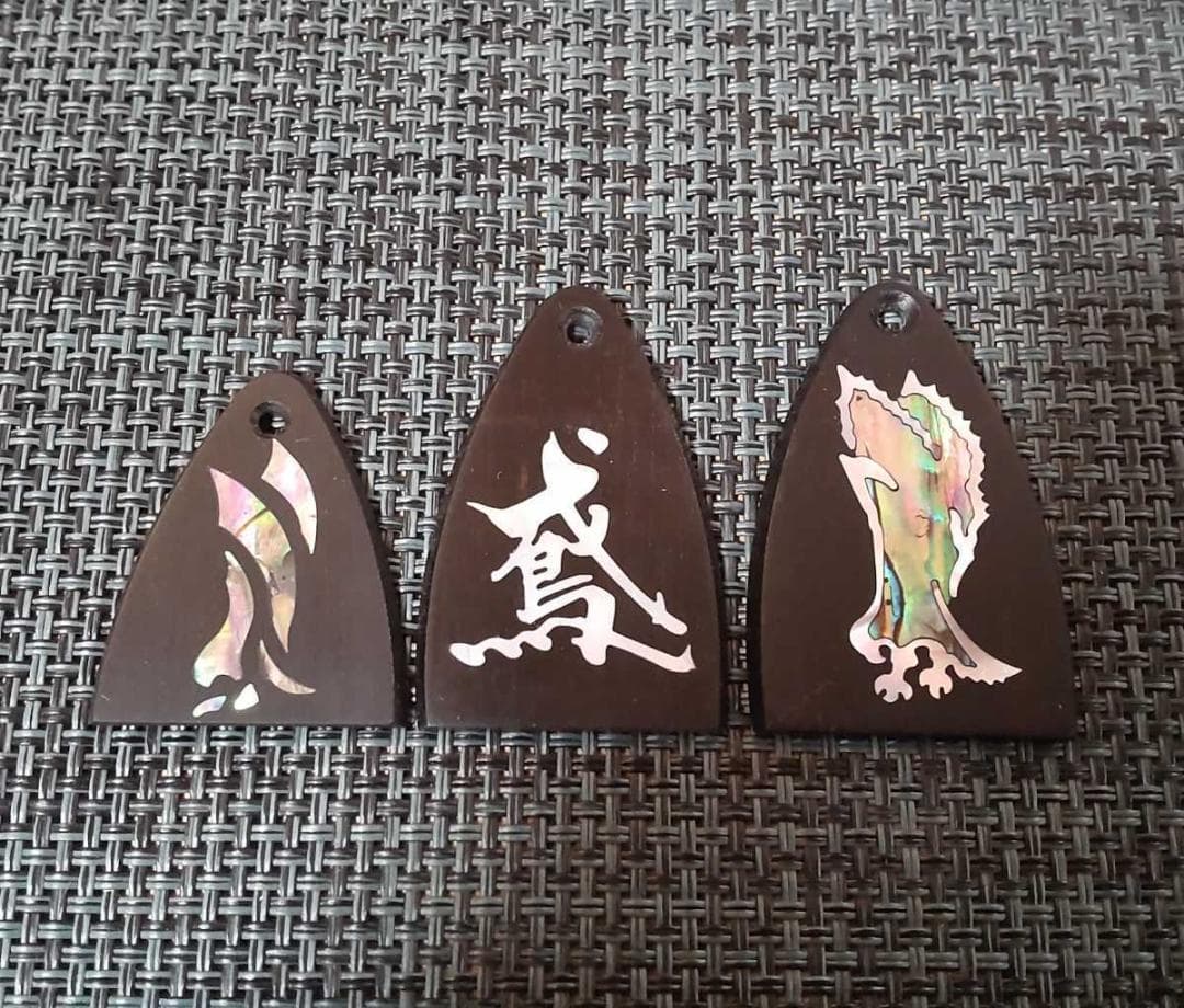 PRS　ローズウッド製　アバロンフレーム　トラスロッドカバー　RENSUOAM