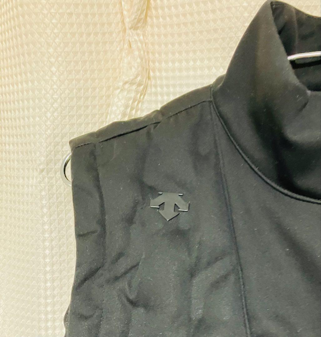未使用　DESCENTE GOLF ブラックダウンベスト L