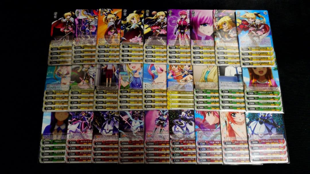 ヴァイスシュヴァルツ　魔法少女リリカルなのは　まとめ売り　セット売り