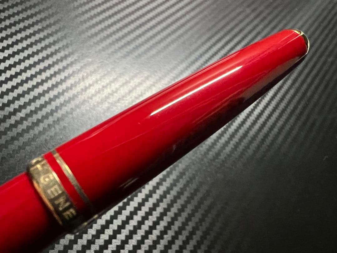 未使用に近い モンブラン F 細字 万年筆 ジェネレーション レッド