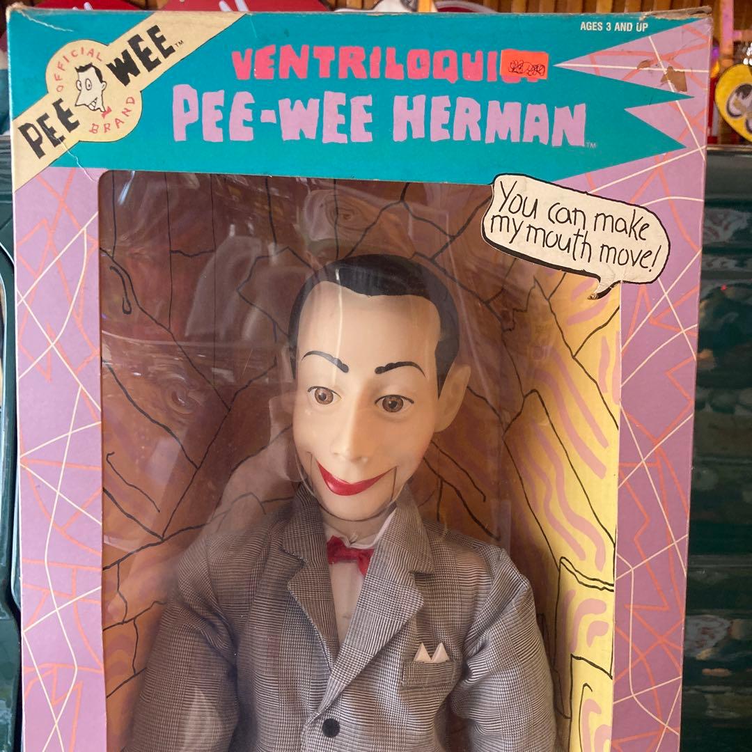 Rare! 80s PEE-WEE HERMAN MATCHBOX腹話術人形