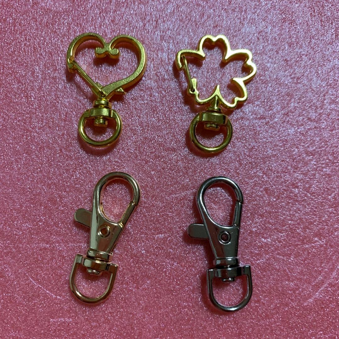 Man レジンキーホルダー アルファベット 雪の結晶 ハンドメイド