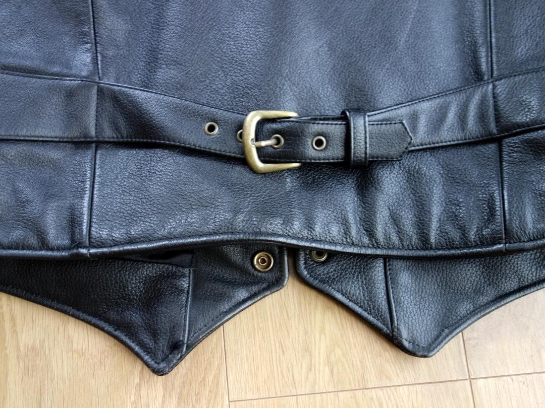 矢沢永吉さん　革ベスト　Lサイズ