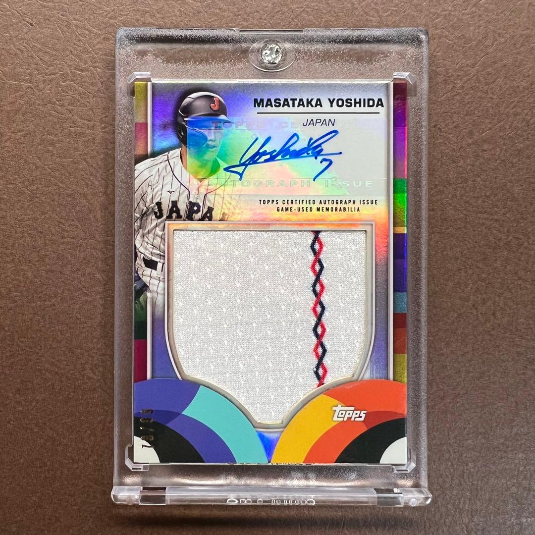 2023 Topps WBC 吉田正尚 直筆サインカード Relic Auto