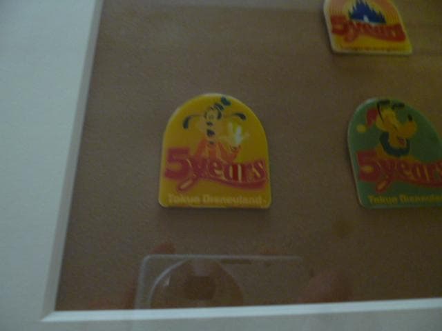 東京ディズニーランド ５周年記念ピンバッジセット