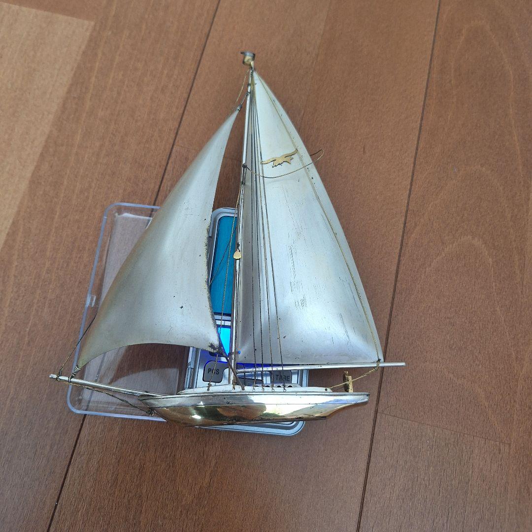 銀製ヨット　Silver　約110g 鋳潰し