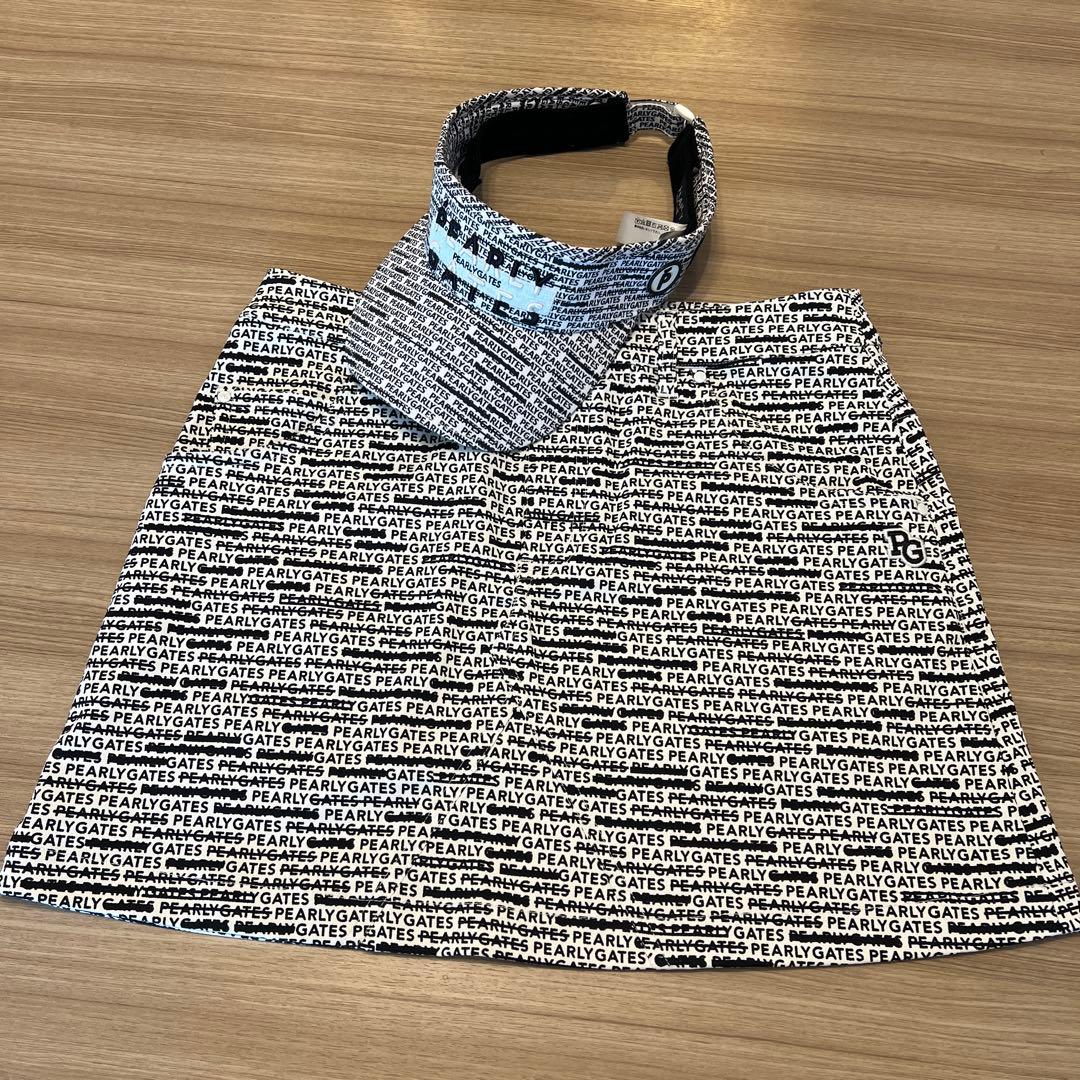 パーリーゲイツ ゴルフ スカート バイザーセット♪