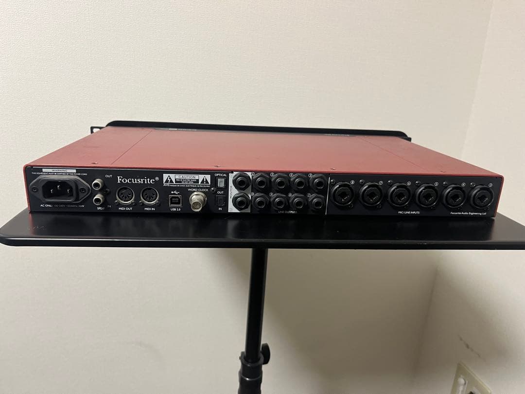 Focusrite Scarlett 18i20 オーディオインターフェイス