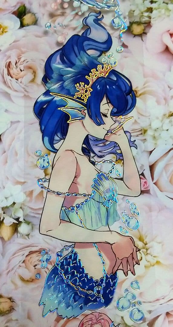 ✩SALE✩J224＃幻海咏歌(镭射银)野葵切り売り海外人物マステ女の子