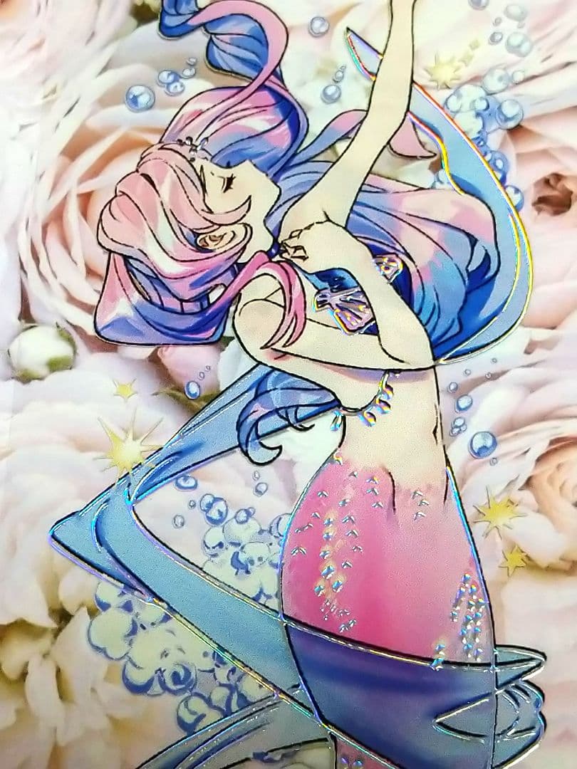 ✩SALE✩J224＃幻海咏歌(镭射银)野葵切り売り海外人物マステ女の子