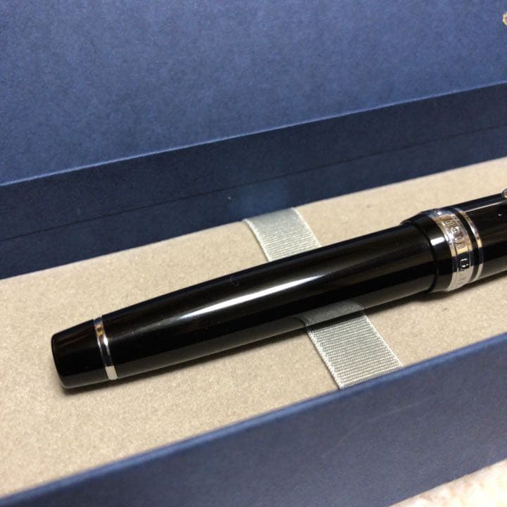 ☆未使用 セーラー プロフェッショナルギア 万年筆 銀 F 細字 ペン先21金☆