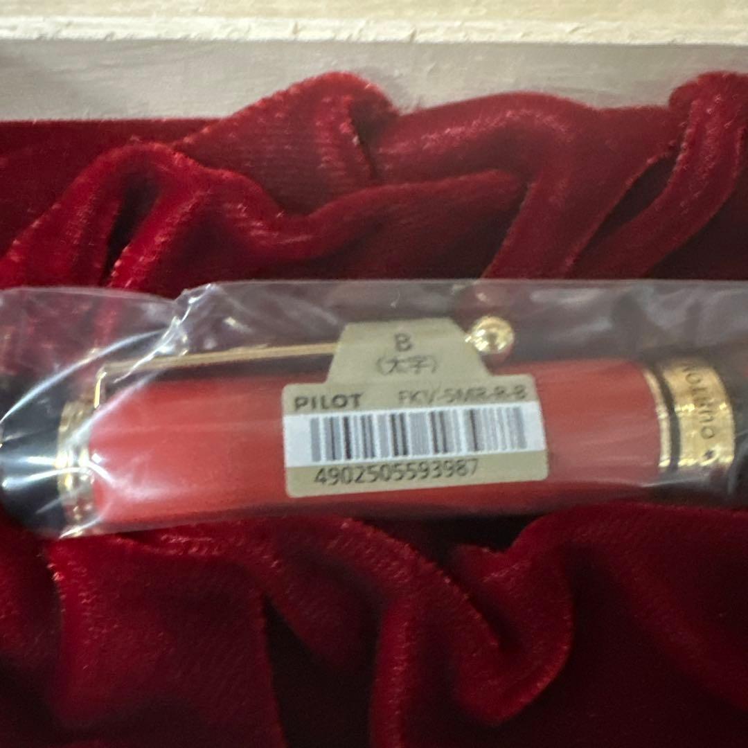 PILOT 万年筆 カスタム 845 シュ B 朱 FKV5MRRB
