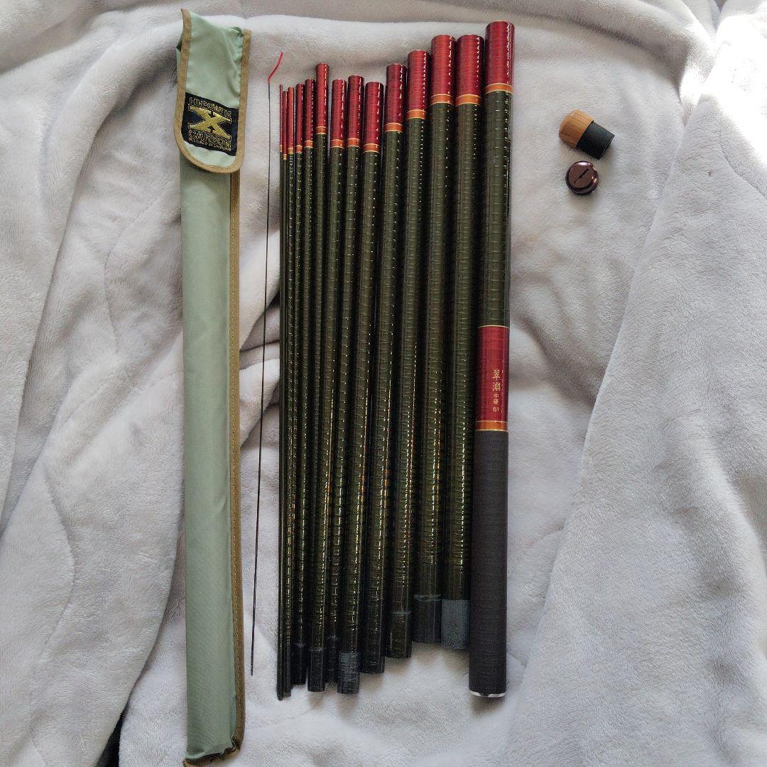 シマノ　翠淵　中硬　61　渓流竿　山女魚　アマゴ　岩魚　等