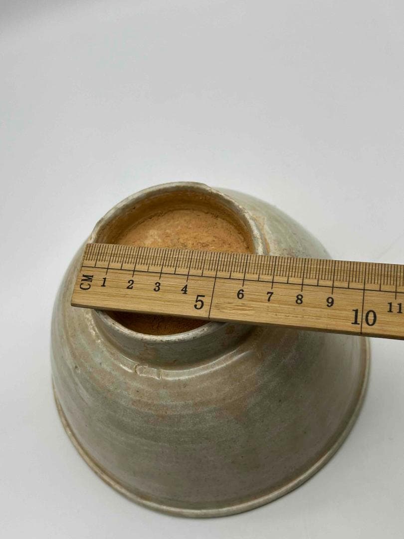 北宋時代　白磁鉢　青白磁茶碗　影青　定窯　唐物　古賞物(D-75)