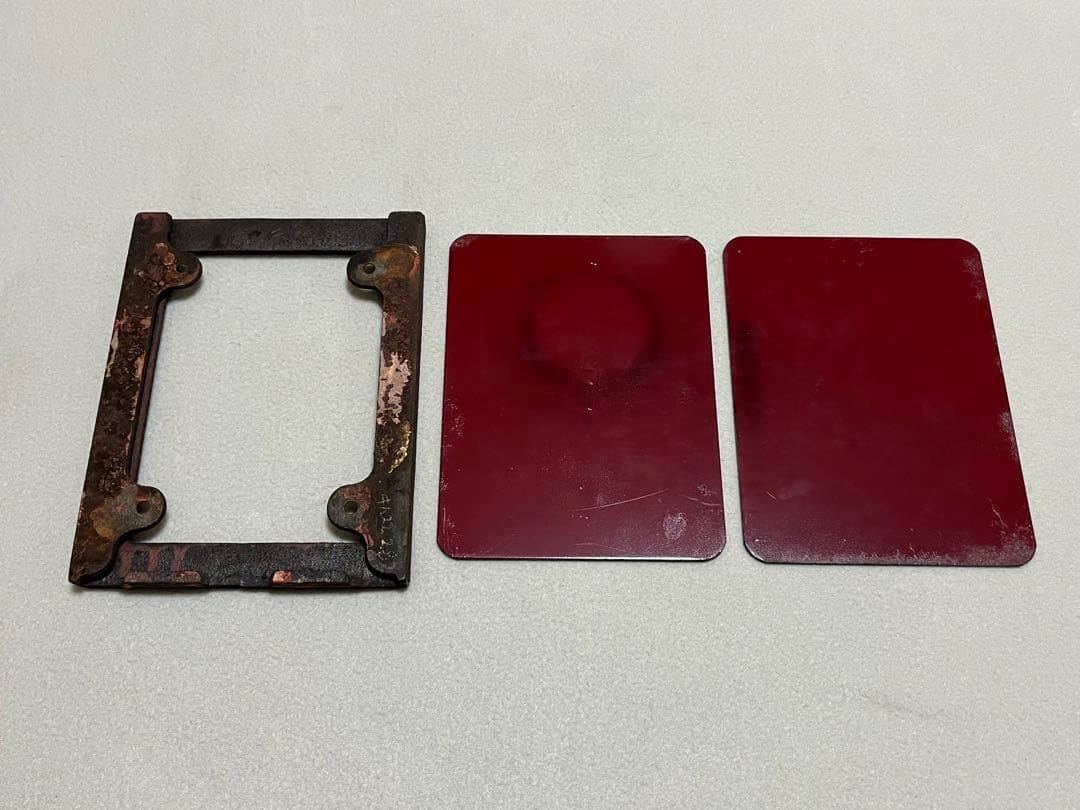 鉄道部品　枠、ラッセル表示