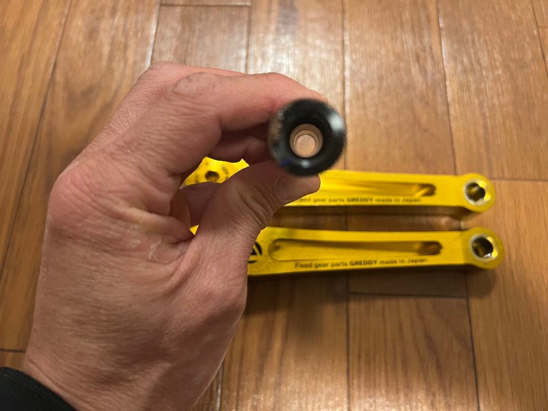 パーツ BMX PIST Trust GReddy 3pcs 165mm,gold