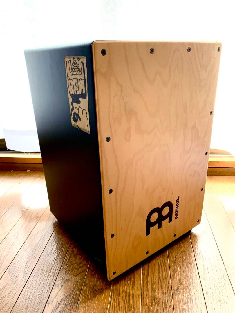 Meinl カホン ナチュラルブラック　純正のカバー付き