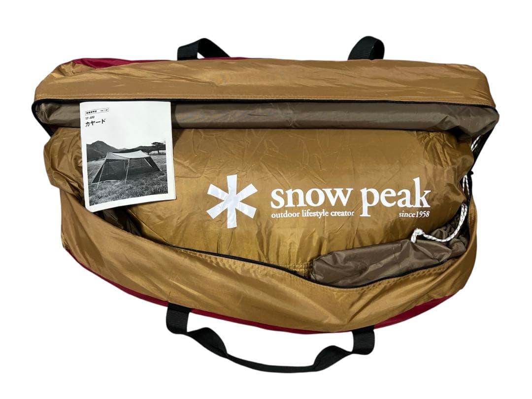 ☆美品 peak TP-400 カヤード 別売りポール ペグ付き