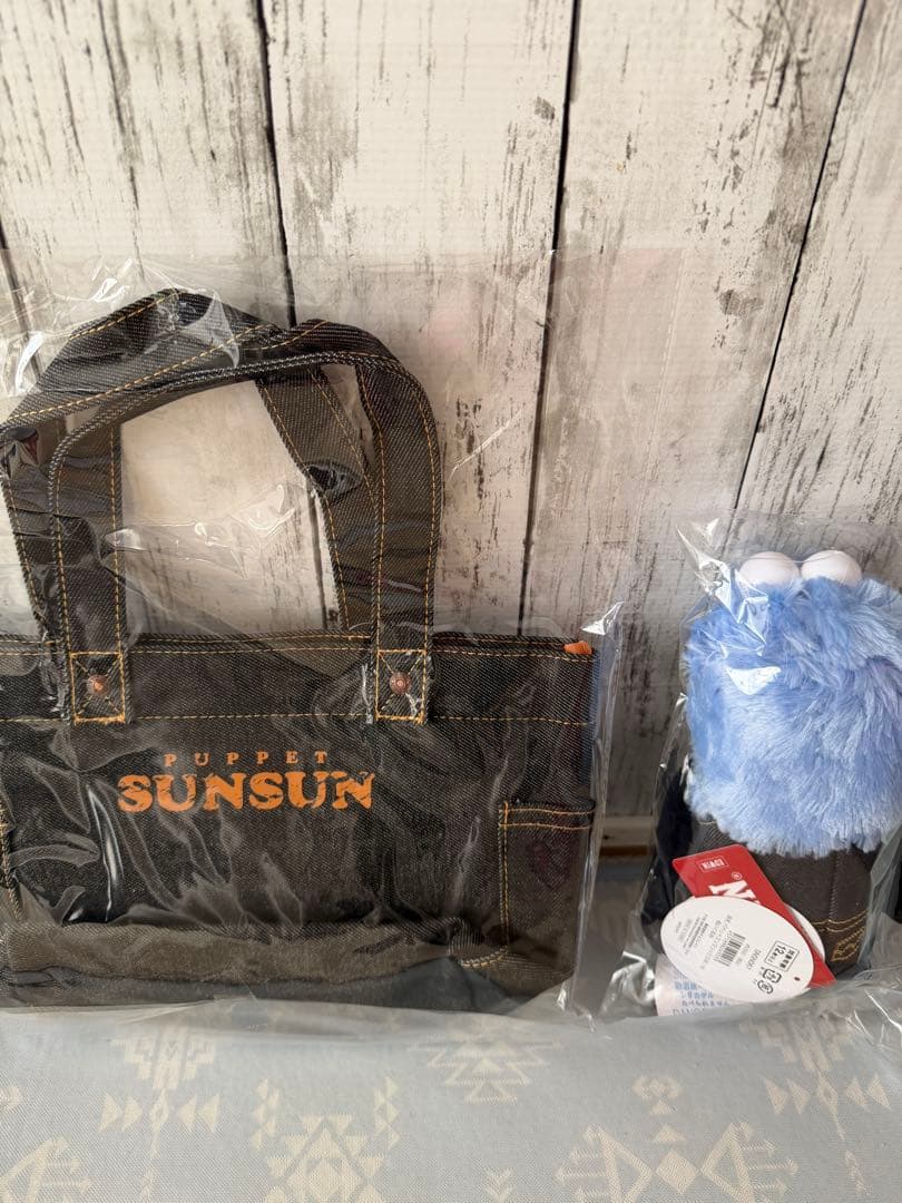 パペットスンスン　EDWIN ぬいぐるみ　トートバッグセット　泣く泣く出家