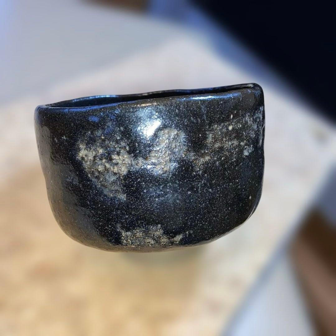 黒楽焼　了入？　にゅう有り