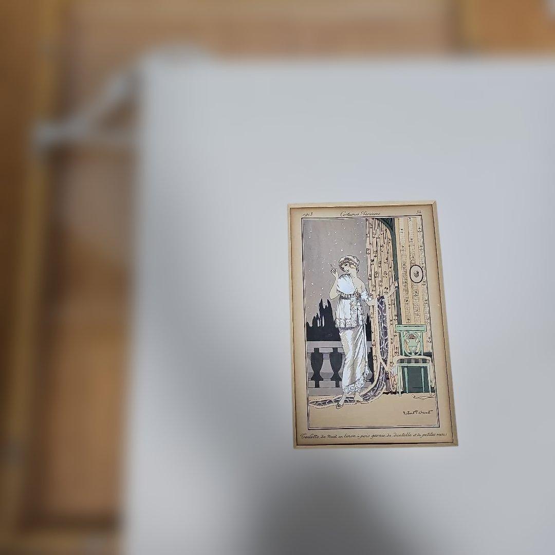 ロバート・ピシェノ リトグラフ 1913年 アールデコ 当時物