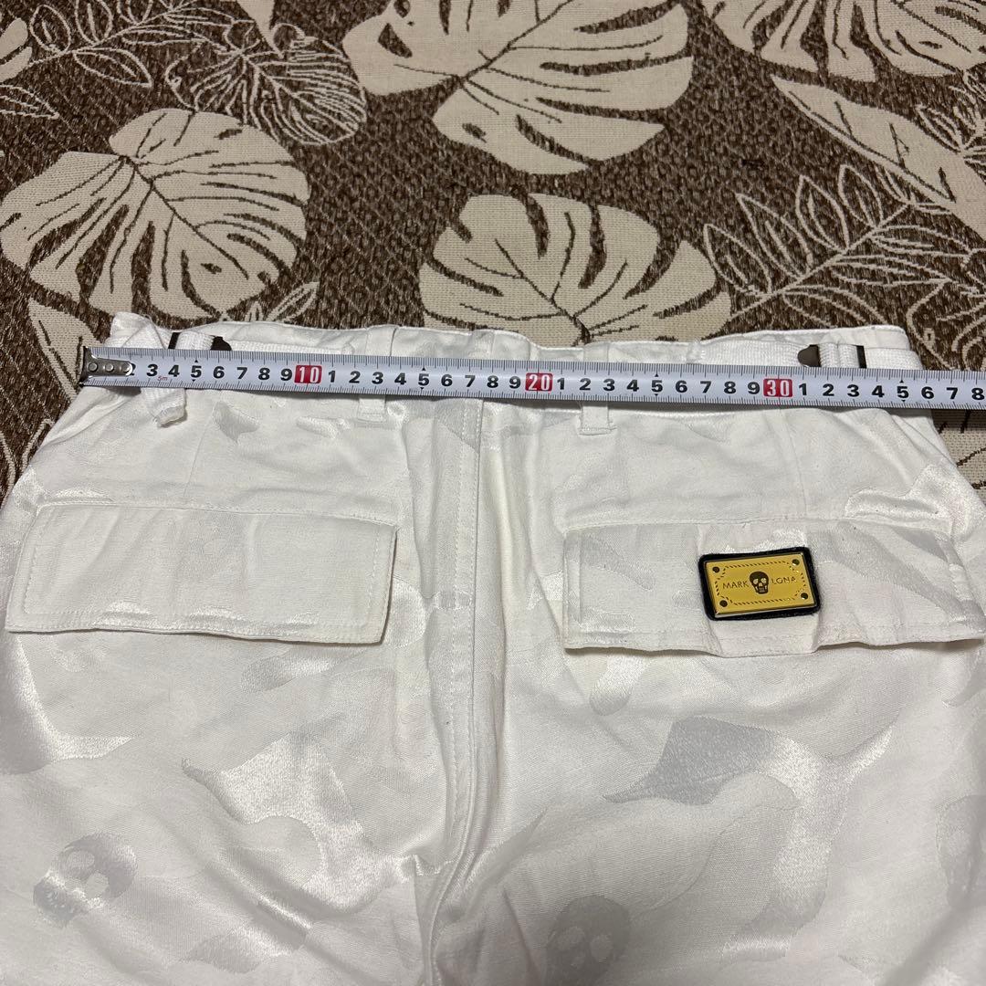 MARK & LONA（マークアンドロナ）ホワイトカモフラ柄カーゴパンツ