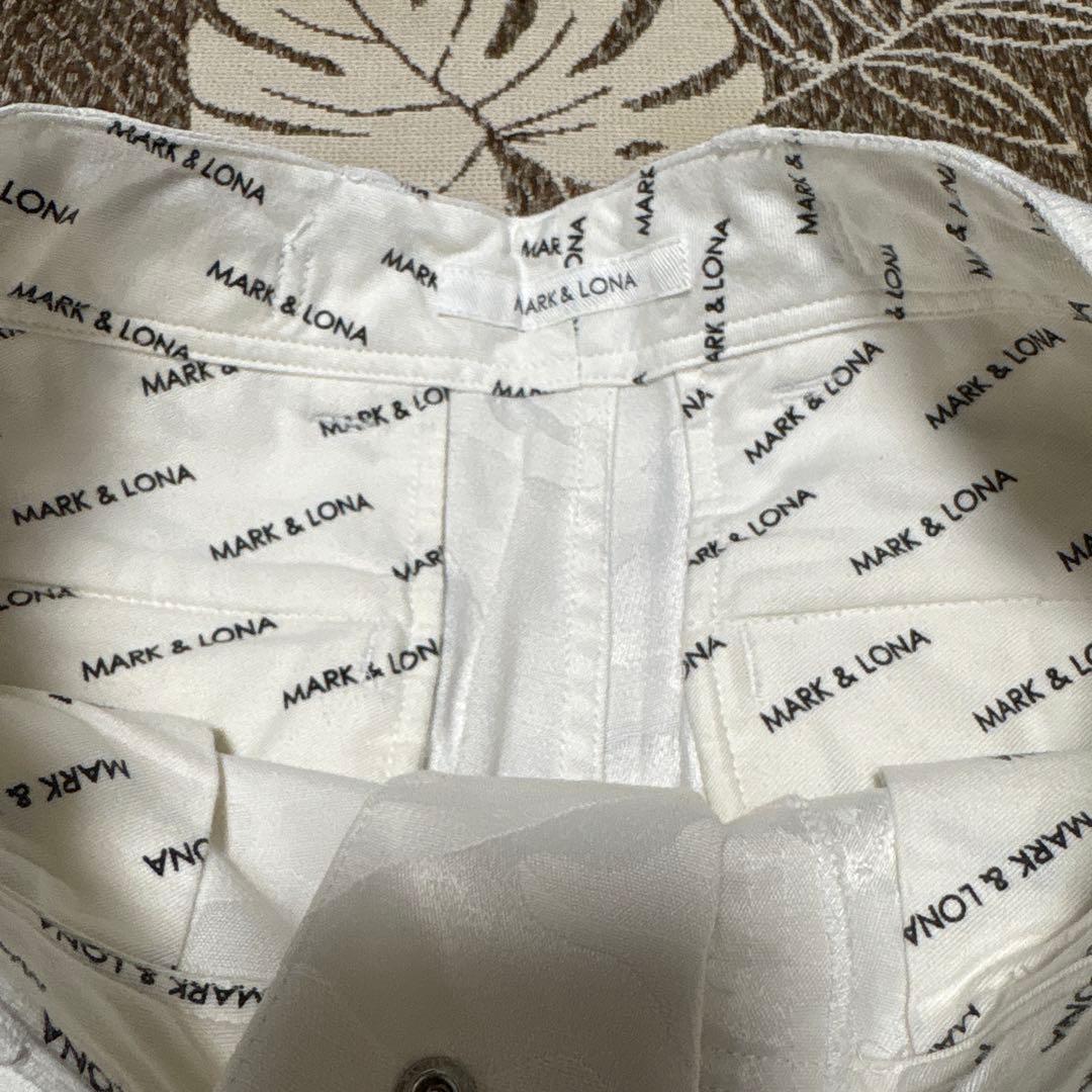MARK & LONA（マークアンドロナ）ホワイトカモフラ柄カーゴパンツ