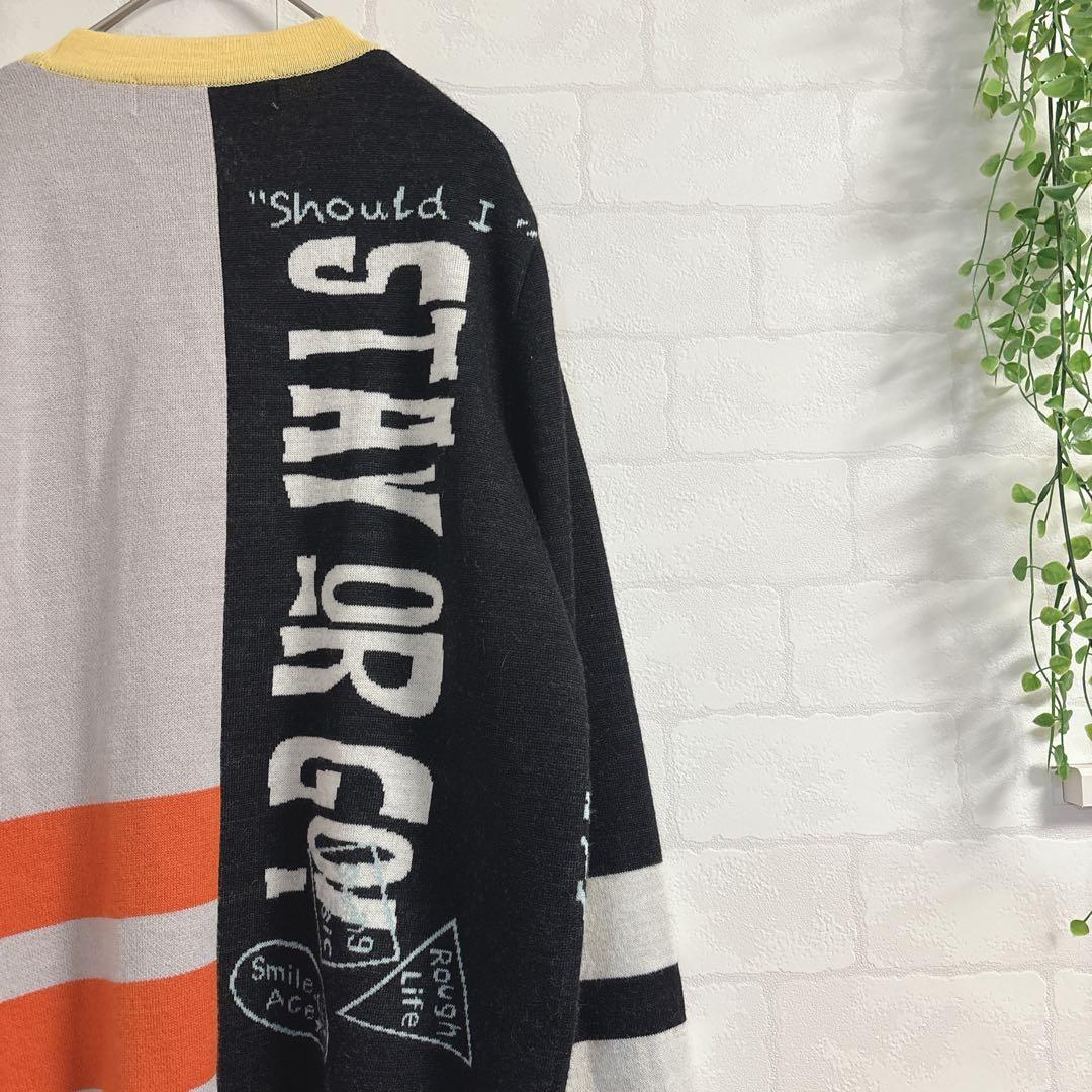 【美品】ディセンバーメイ カーディガン ユニセックス ゴルフウェア ウール混