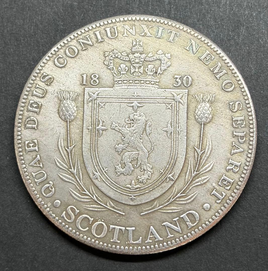 1830 英国 スコットランド 39mm 大型記念メダル ジョージ4世