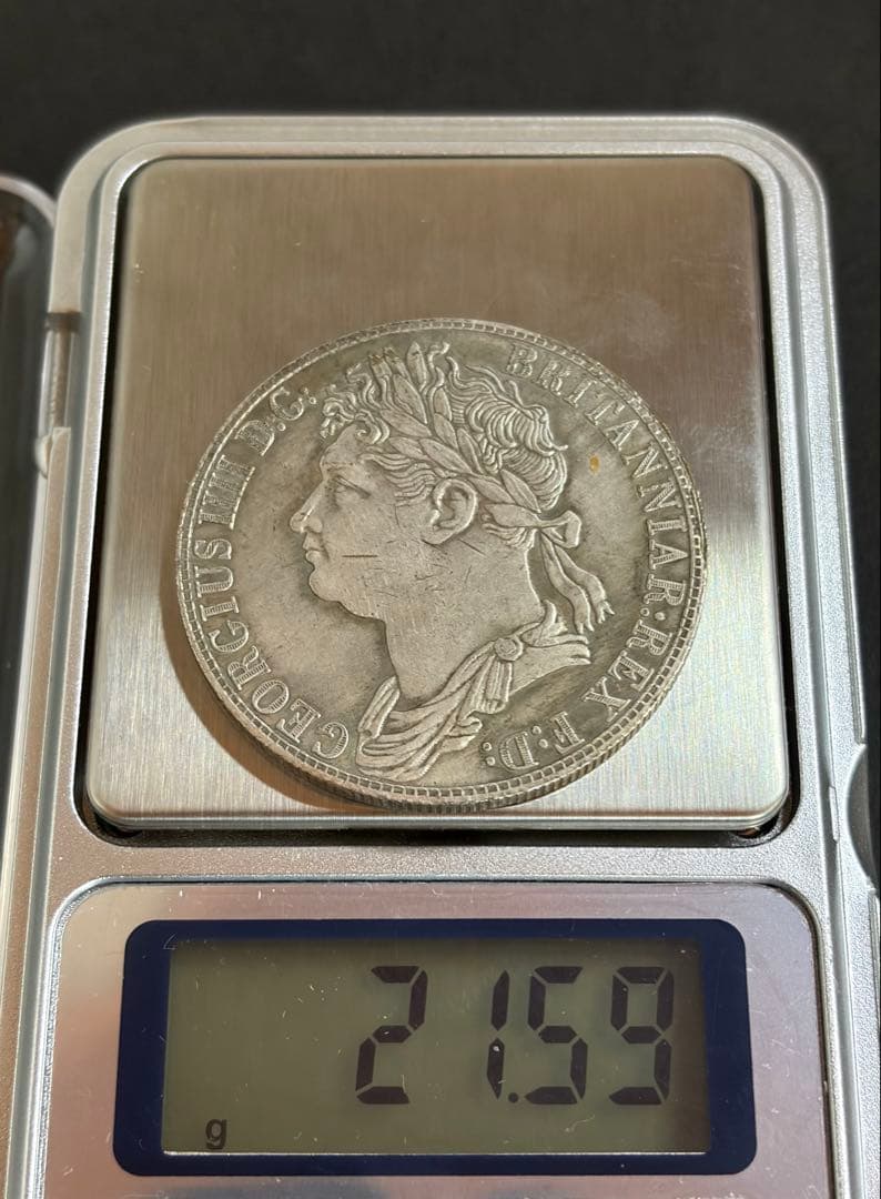 1830 英国 スコットランド 39mm 大型記念メダル ジョージ4世