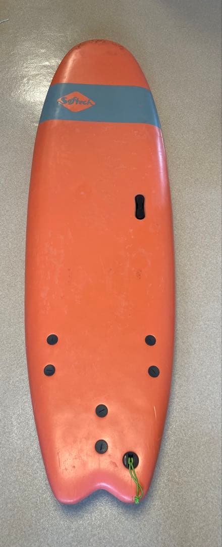 Softech 6'6 ファンボード オレンジ/ホワイト