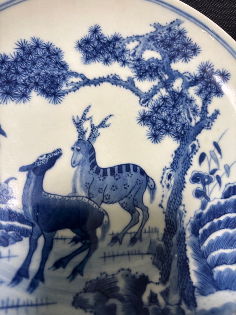 phuonganh05206 中国古美術 清の時代 青花　福禄寿　染付