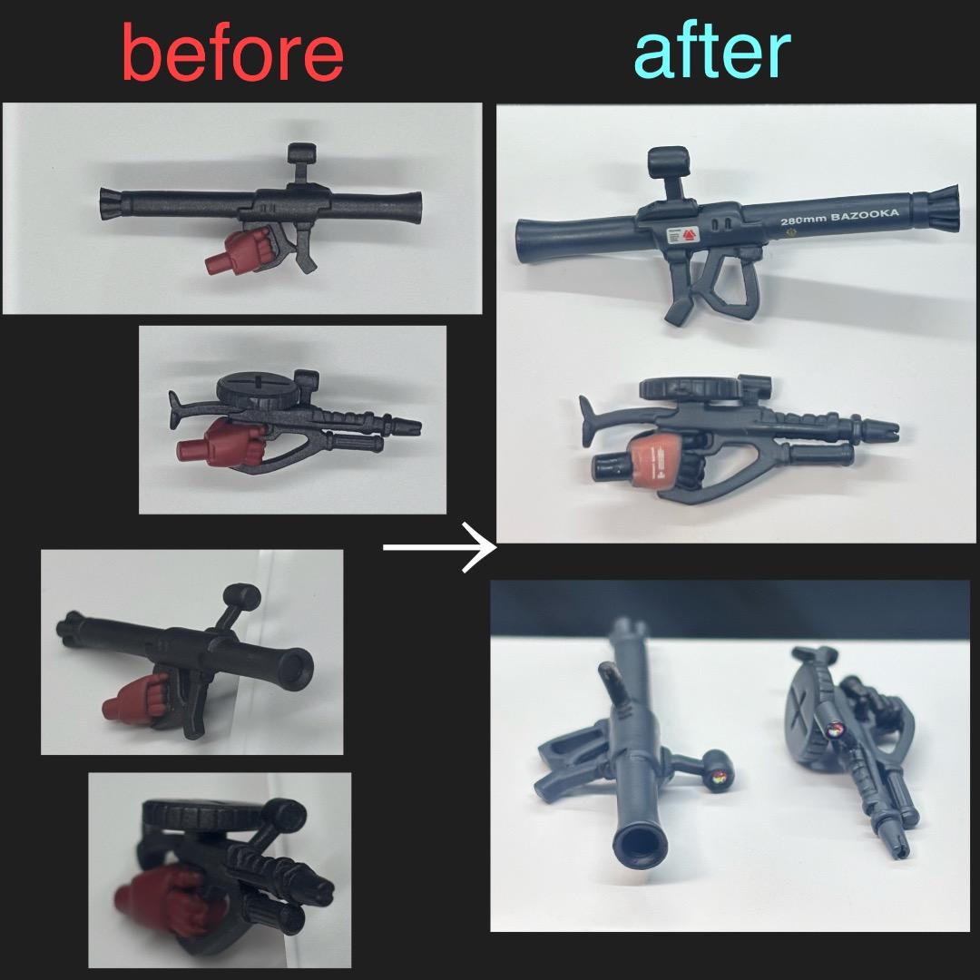 ガンダムコンバージ　リペイント　改造　シャアザクゆう【在庫確認ください】