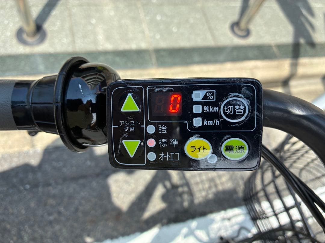 ヤマハ パスバビー pasbaby 電動アシスト自転車 チャイルドシート付き　黒