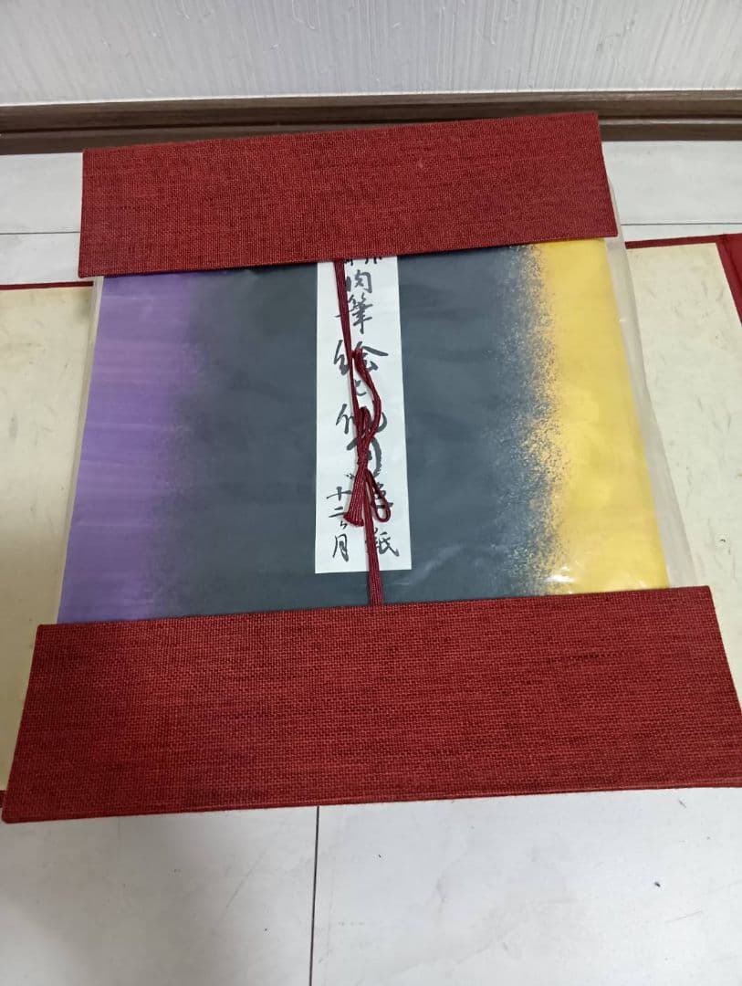 新作 肉筆 絵と俳句 色紙 十二か月 セット