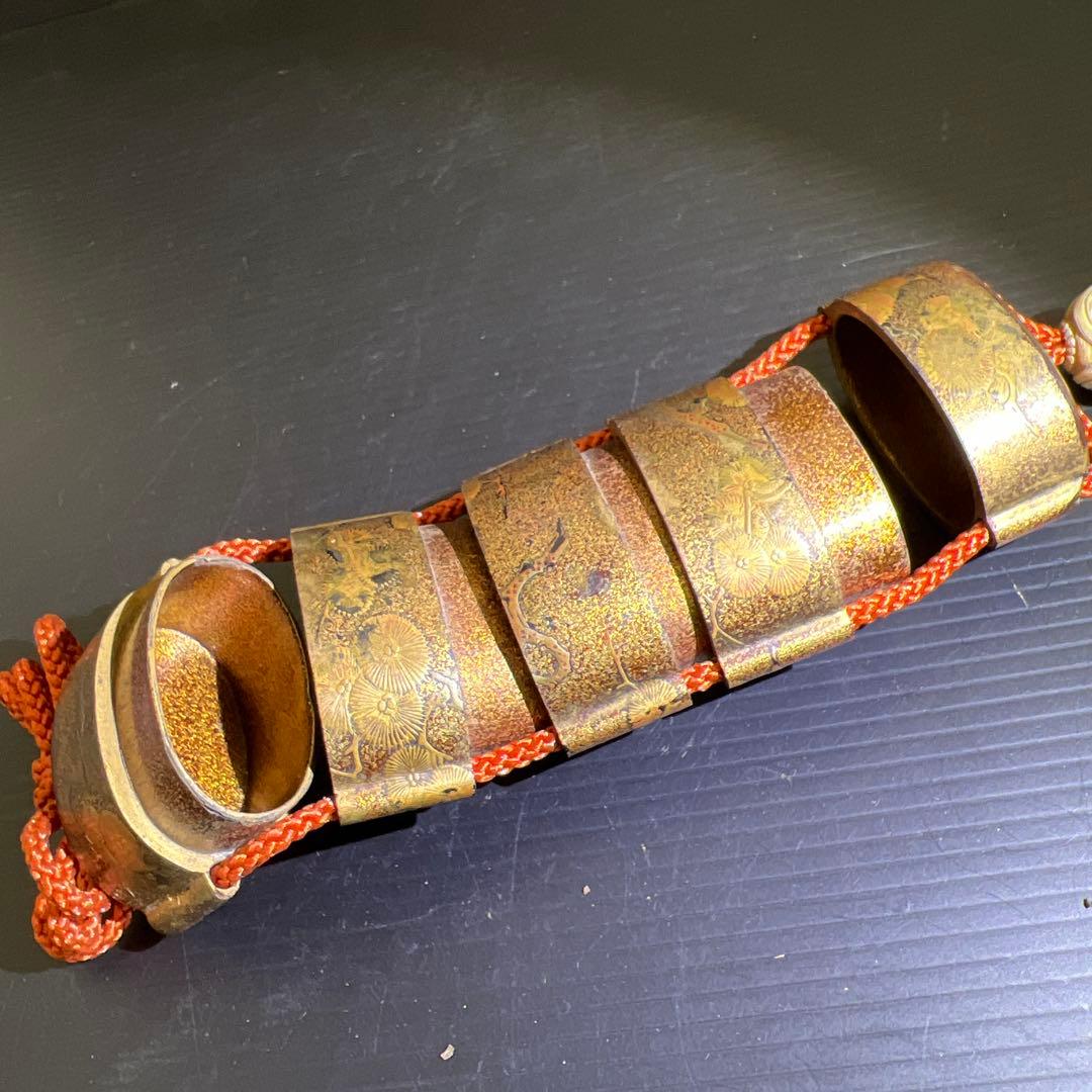 江戸時代　蒔絵印籠、ダルマ根付　73g 東Y7-1016☆2F