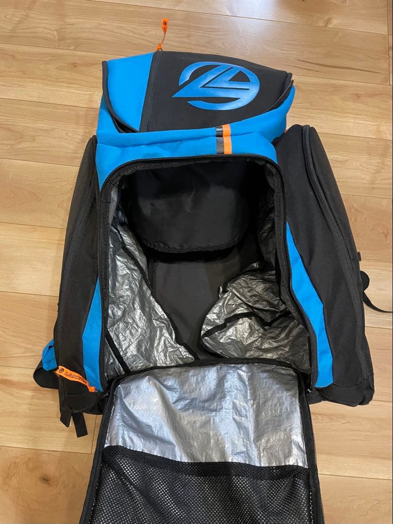 LANGE ブーツバッグ　大型リュック　遠征用　大容量 ブルー