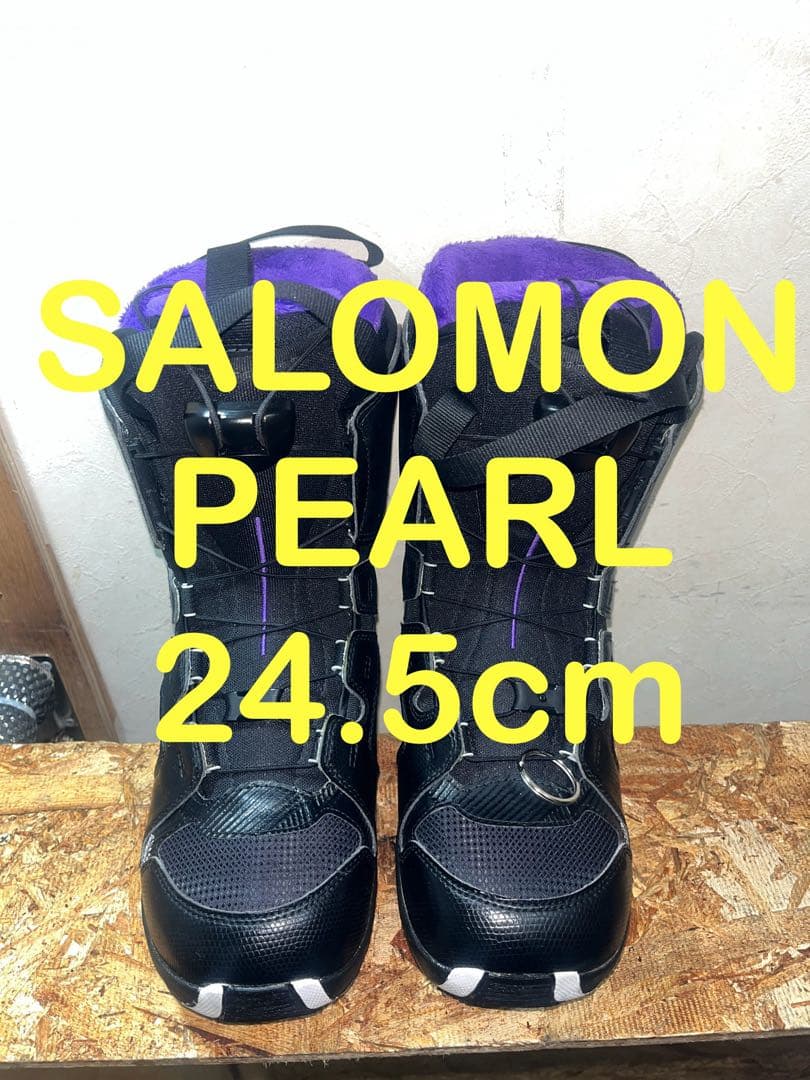 新品未使用！SALOMON PEARL 24.5cm