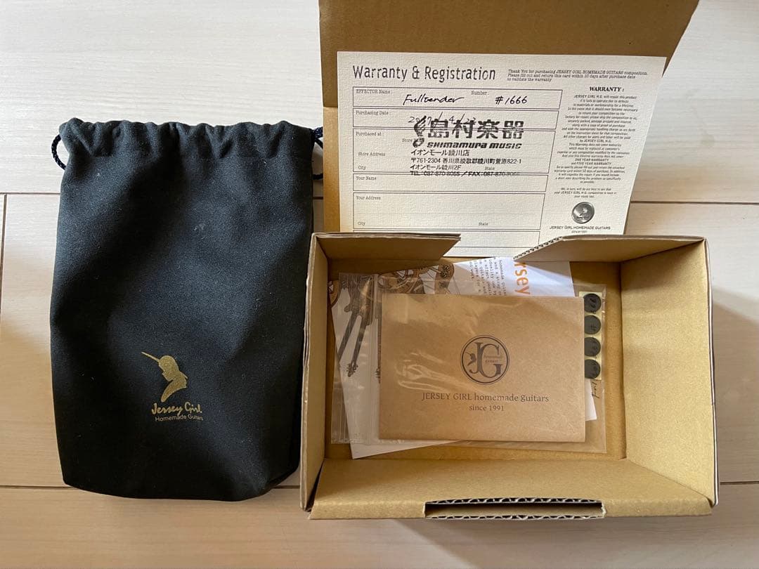 ギター JERSEY GIRL made guitars Fulltender