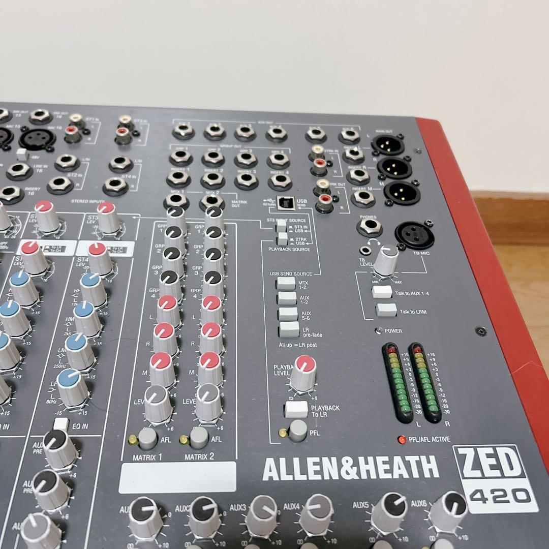 ALLEN&HEATH ZED 420 アナログミキサー ケース付