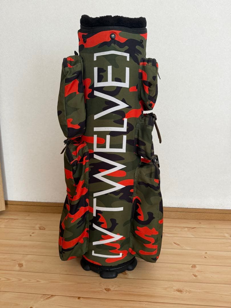 Ｖ12迷彩キャディバッグ　おまけ付き