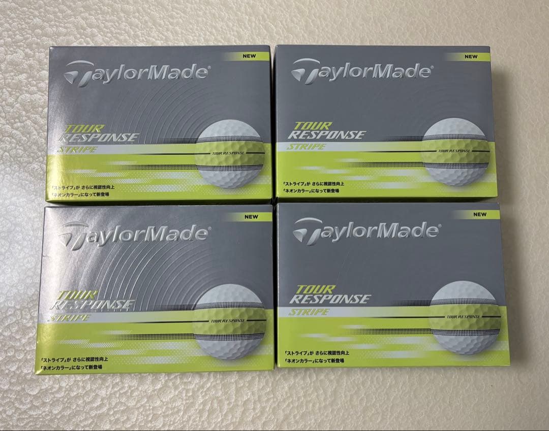 【新品】TaylorMade Tour Response Stripe 4ダース