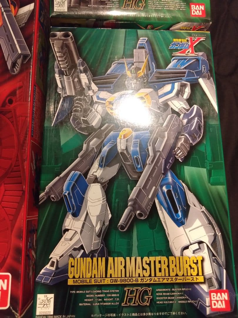 MG ガンダムX　1/100 エアマスターバースト　レオパルドD Gファルコン