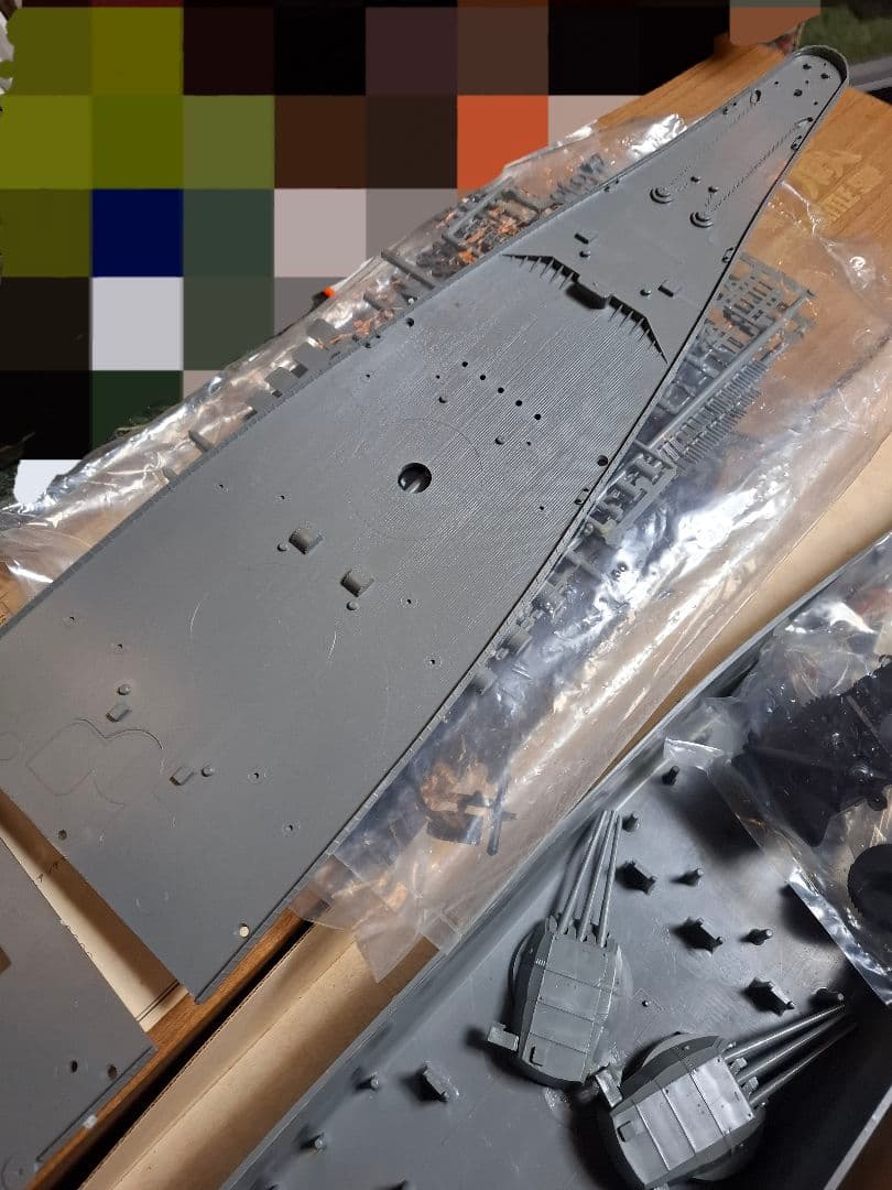 No.戦艦館　日本戦艦 武蔵250／1　貴重品　 当時物　価格交渉承ります